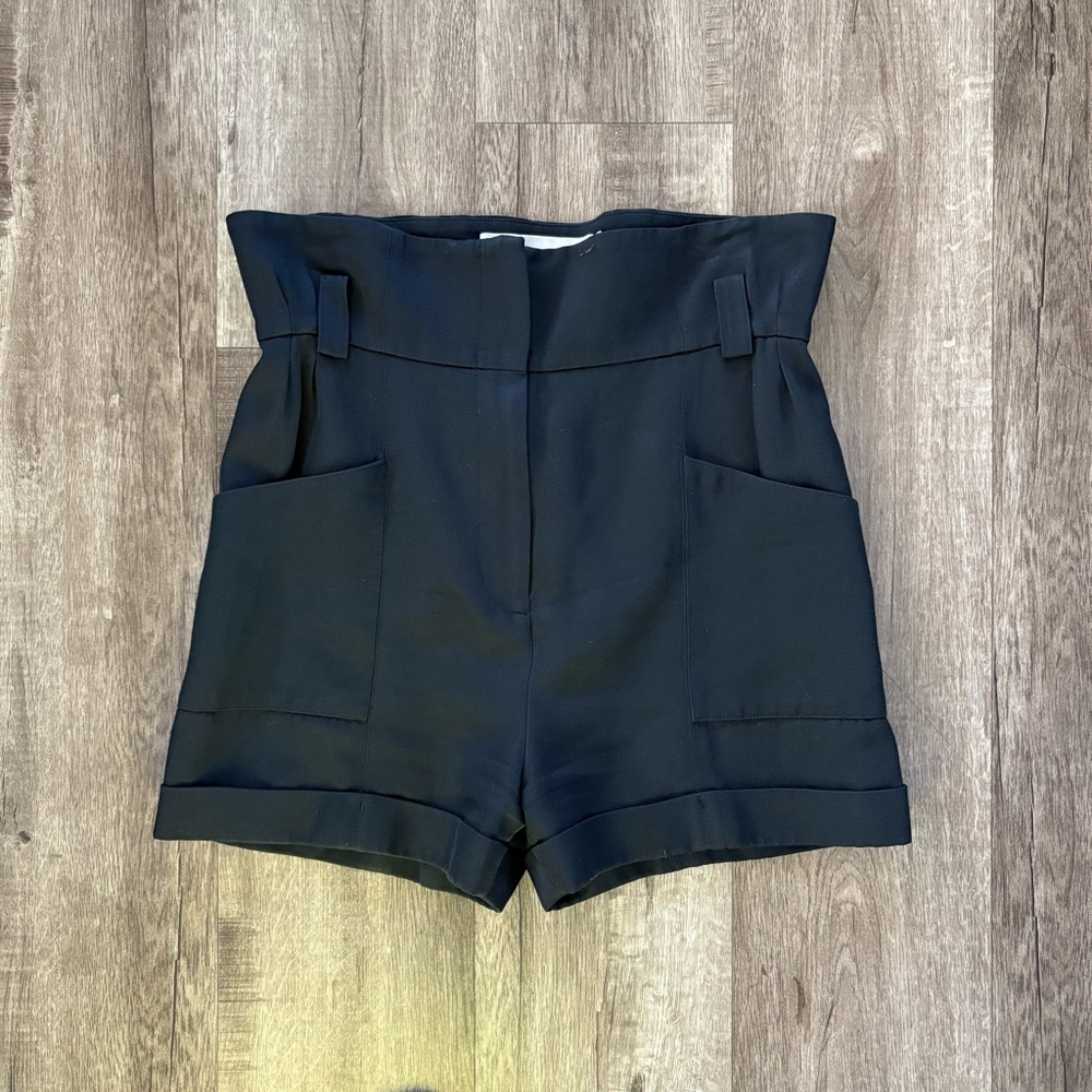 IRO High Waist Black Women's Shorts Size 36